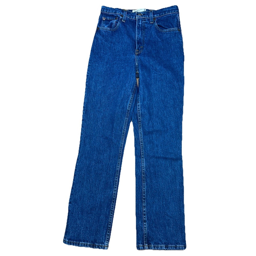 Abercrombie & Fitch Curve Love The 90's Straight Ultra High Rise Jeans 25/ 0 S